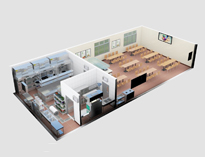 餐饮厨具公司告诉你快餐店榴莲视频色版在线观看功能区如何设计